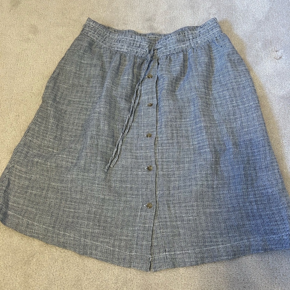 Joe fresh striped cotton skirt
